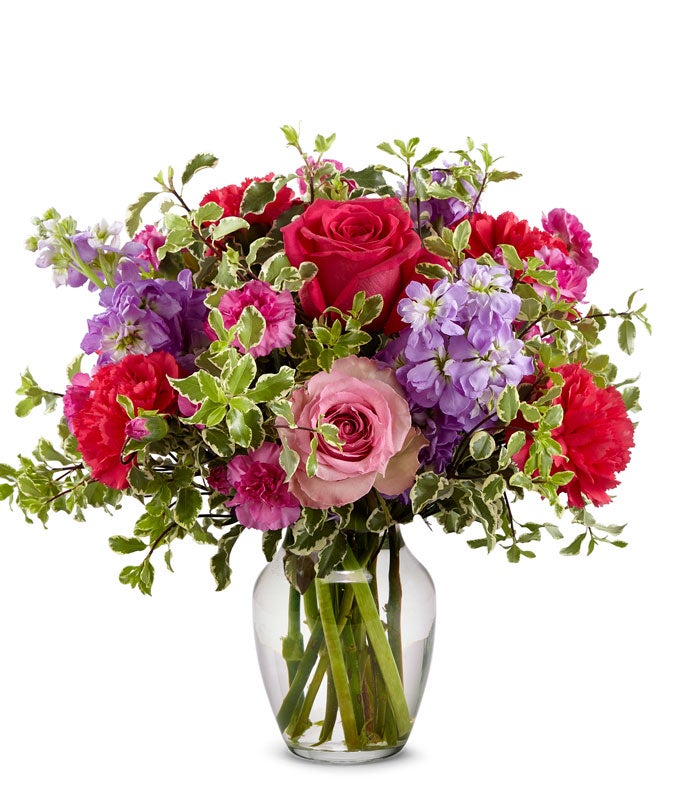 Purple Goddess Bouquet — bouquet of roses