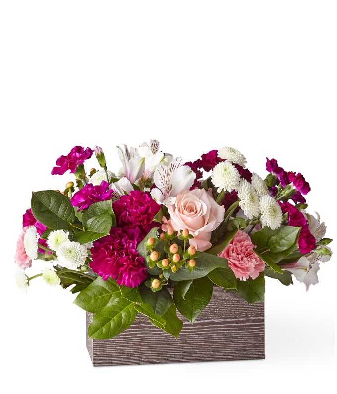 Budding Blush Garden Bouquet — valentines flower delivery