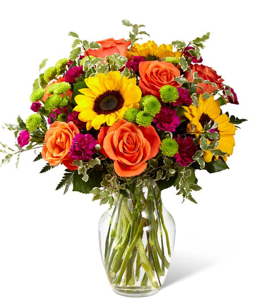 Colors of Passion Bouquet — birthday flowers delivery