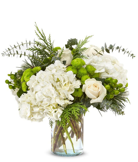 Winter's First Flakes Bouquet — order flowers online