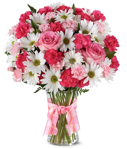 Pink Surprise Bouquet — same day florist delivery