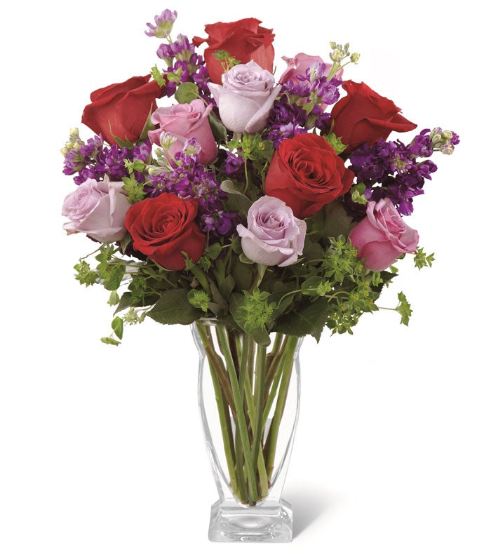 Blushing Rose Garden — birthday flower