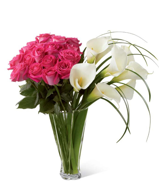 Rose & Calla Lily Wonderland — flower shop