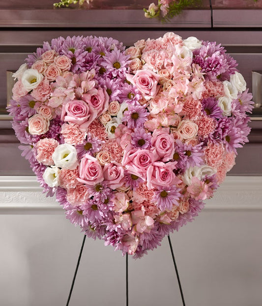 Heaven's Light Standing Heart — floral arrangements near me
