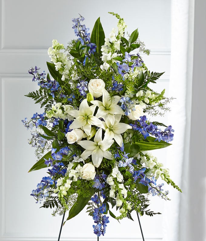 Faithful Friend Standing Spray — same day florist delivery