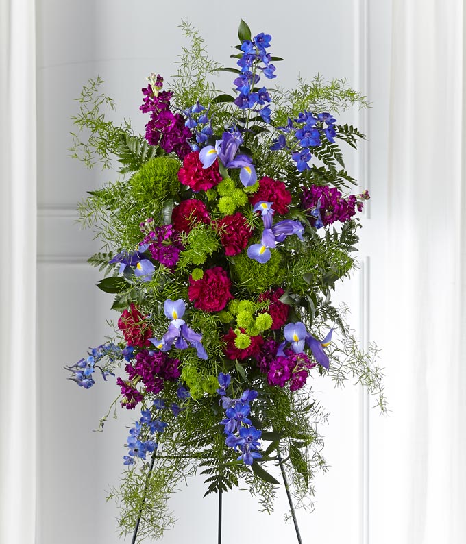 Heavenly Skies Standing Spray — floral delivery near me