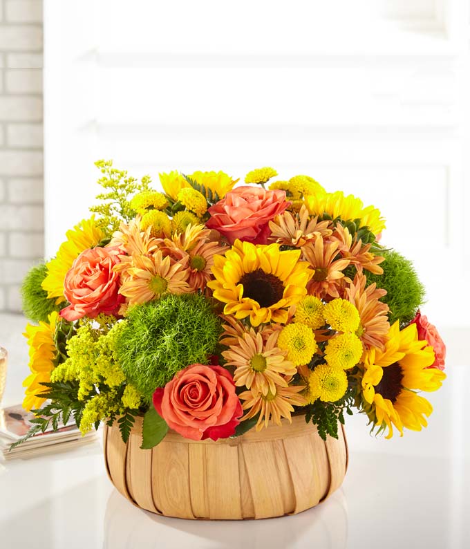 Sweet Sunflower Basket — order flowers online for delivery