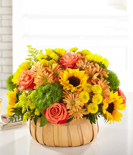 Sweet Sunflower Basket — order flowers online for delivery