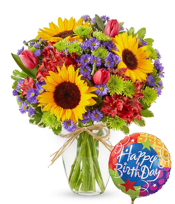 Happy Birthday Sunflower Garden — flowers for sympathy