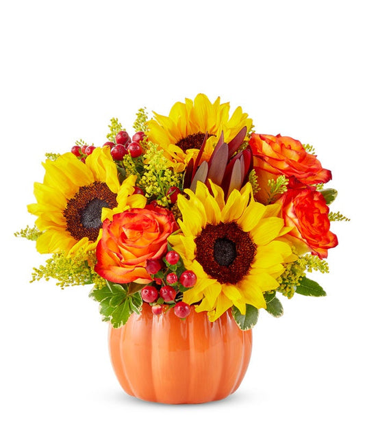 Sunny Fall Pumpkin — florist near me