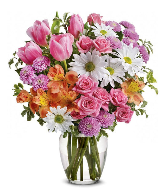 Spring Pastels Floral Bouquet — flowers delivery