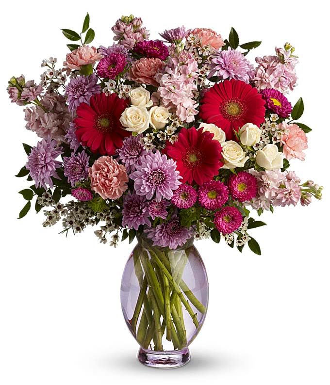 Perfectly Pleasing Pinks — bouquet of roses