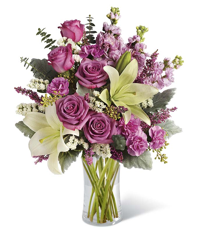 Purple Elegance — order flowers online for delivery