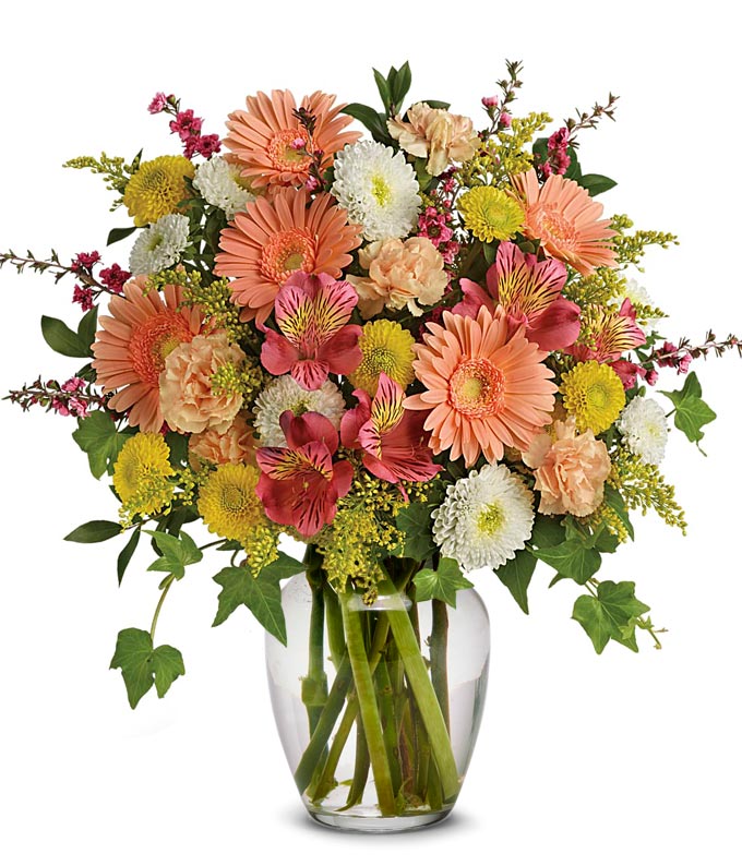 Sunny Pastel Bouquet — affordable flower delivery
