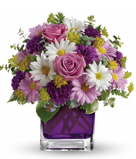 Color Me Purple Bouquet — birthday flowers delivery