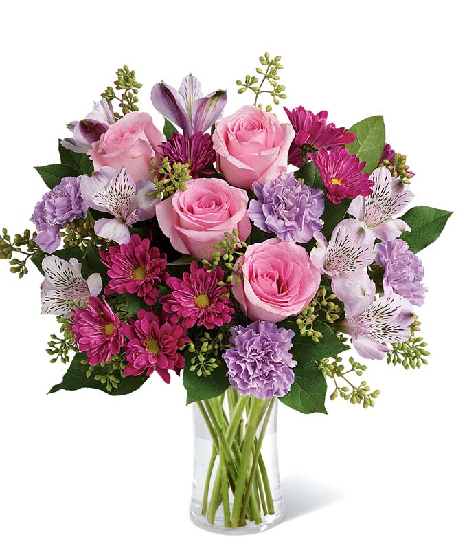 Pink Bubbles Bouquet — valentine's day flower delivery