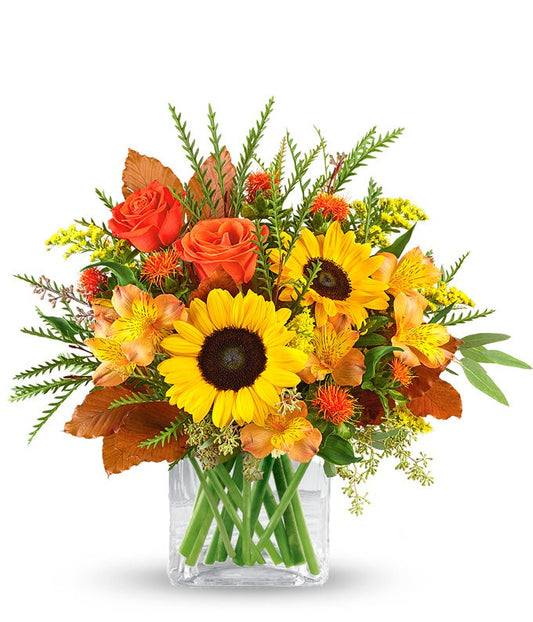 Thankful for Sunflowers Bouquet — local flower shops near me
