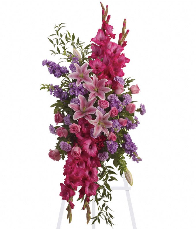 Touching Tribute Spray — flower shop