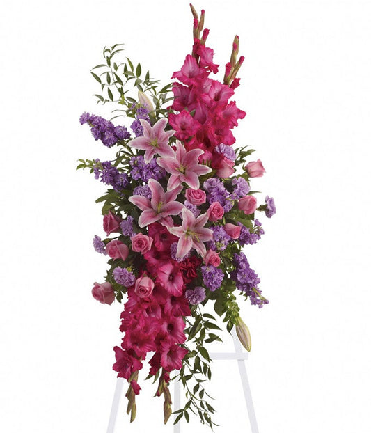 Touching Tribute Spray — flower shop