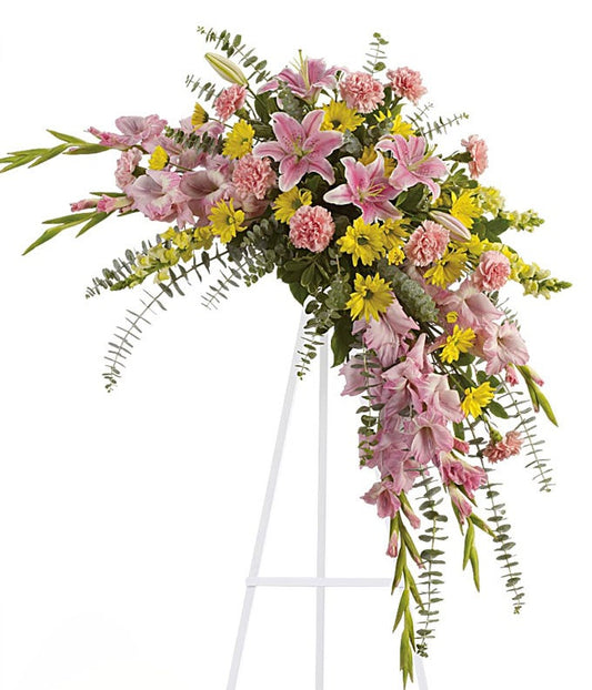 Sweet Solace Sympathy Spray — valentine's day flowers