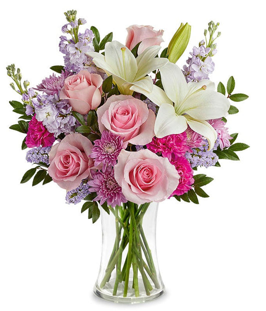 Pink and Lavender Harmony — flowers for sympathy