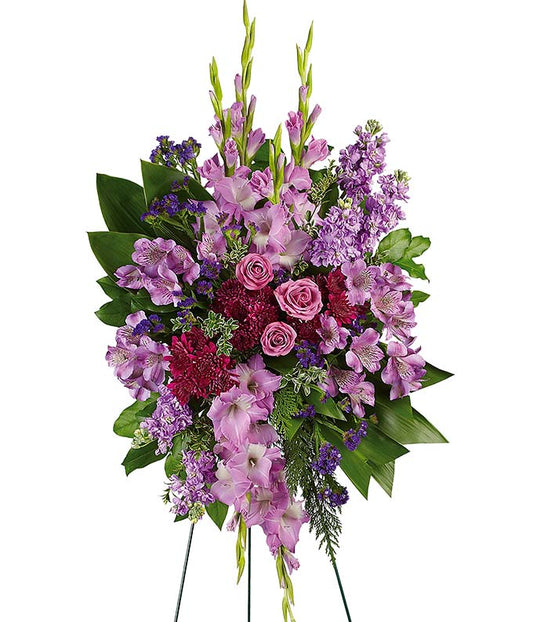 Lavender Reflections Spray — red roses bouquet