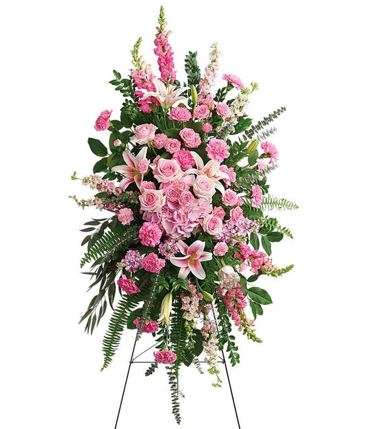 Blossoming Memories Funeral Spray — flower delivery companies