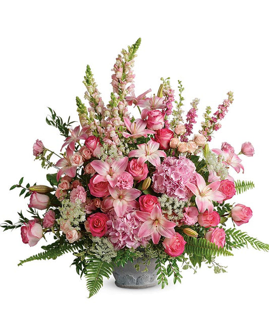 Blushing Memories Bouquet — same day florist delivery