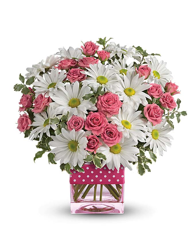 Pink Pops of Color — floral delivery near me