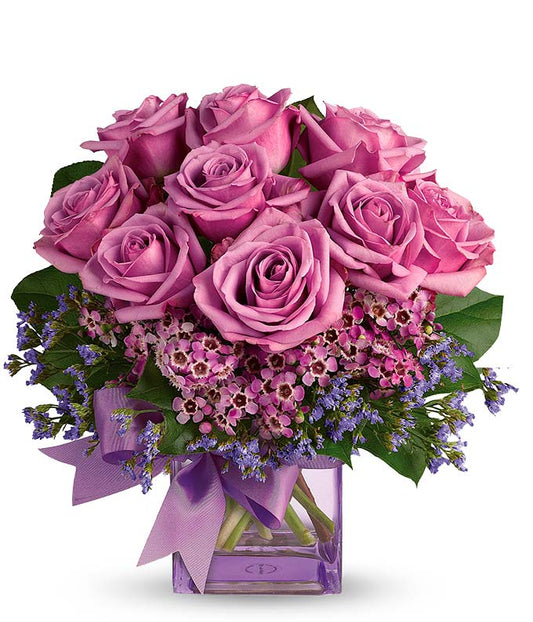 Purple Morning Melody — birthday bouquet delivery