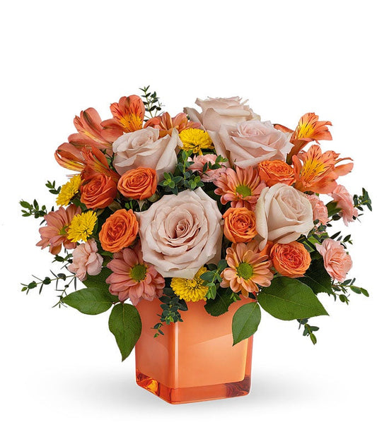 Pretty in Coral — order flowers online for delivery