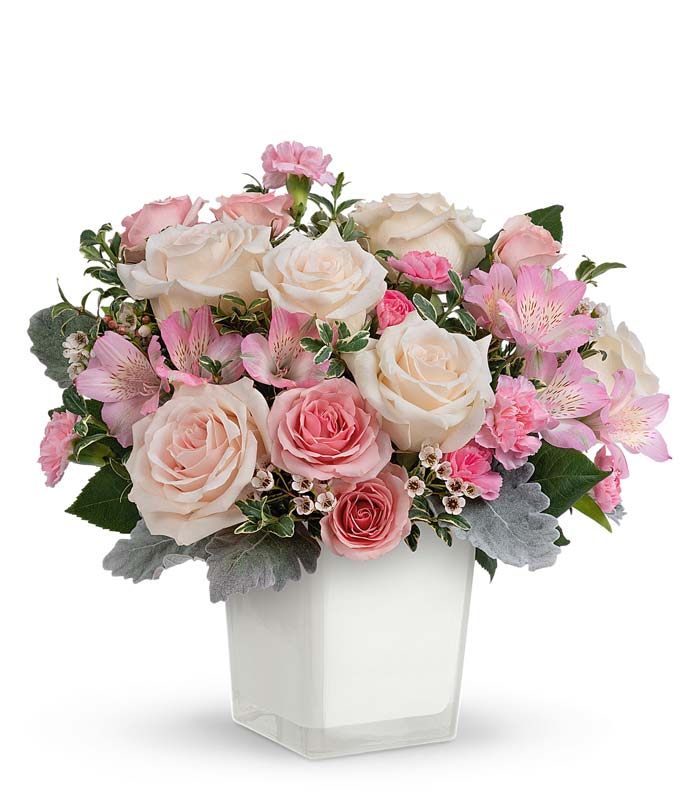 Blushing Roses — flower shop