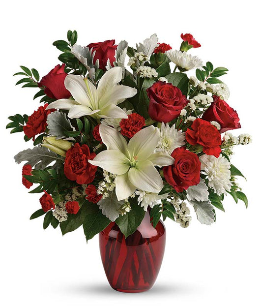 Scarlet Enchantment — valentines flowers